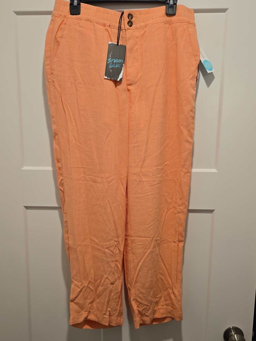 Studio Blue Peach Straight-Leg  Women’s Pants